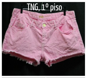shorts rosa